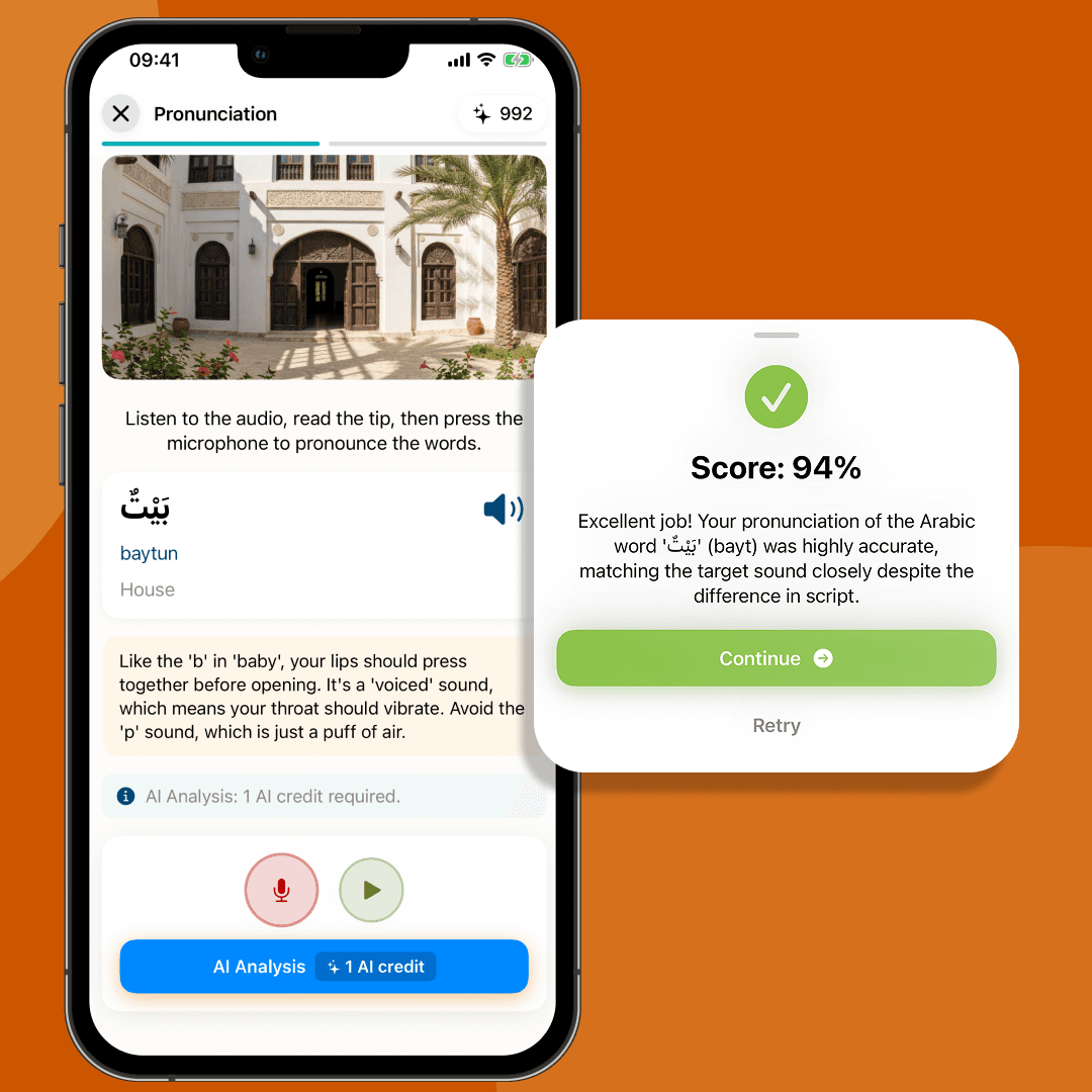 Kelmet pronunciation training with AI feedback